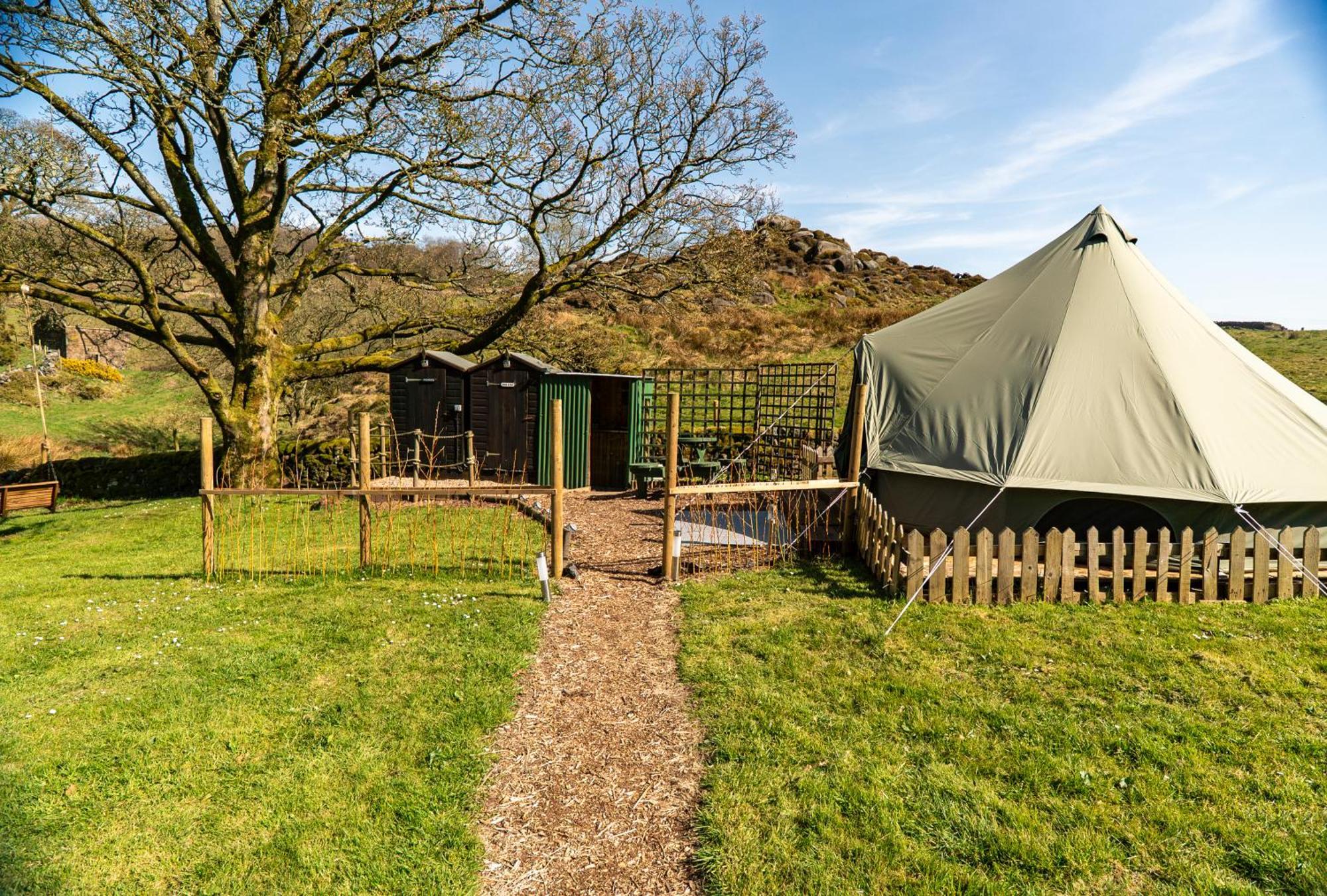 Bluebell Bell Tent The Roaches Upper Hulme Kültér fotó