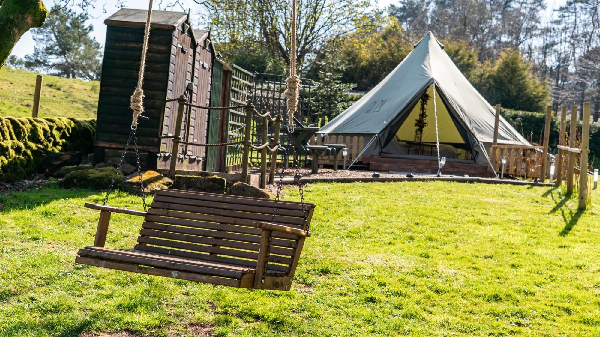 Bluebell Bell Tent The Roaches Upper Hulme Kültér fotó